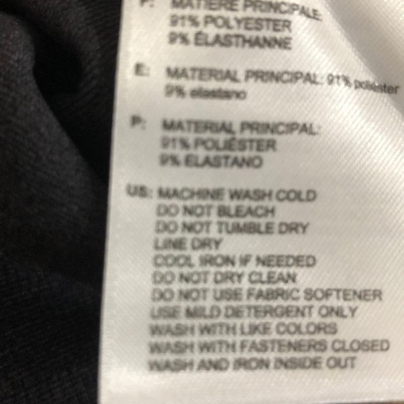 NWT Adidas club vest full zip black Heather fleece - Picture 8 of 9